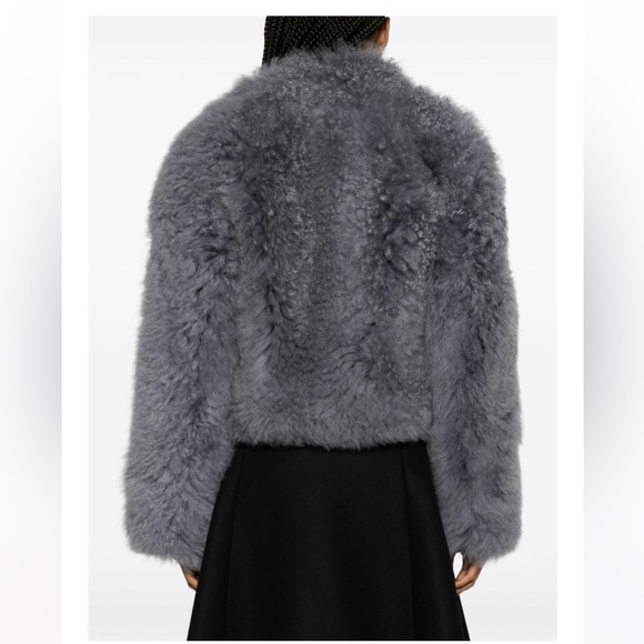 Ferragamo shearling cropped jacket - Picture 2 of 11